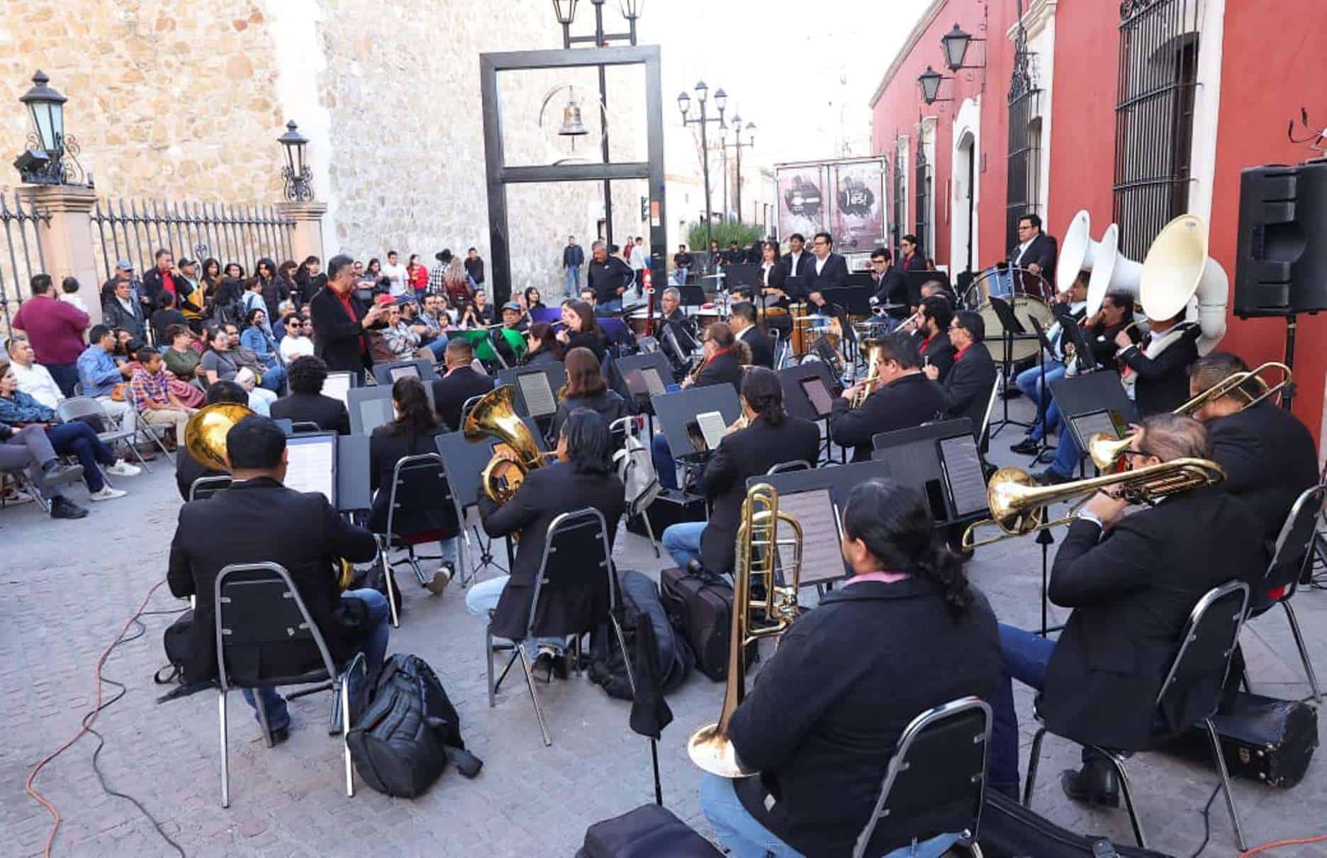 Actividades culturales en el centro hist&oacute;rico de Saltillo