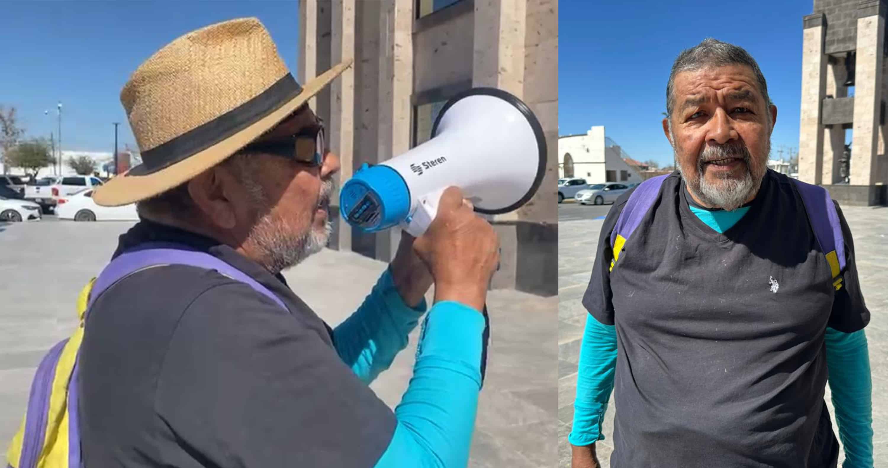 Se planta frente a Presidencia y acusa agresi&oacute;n del Alcalde Jacobo Rodr&iacute;gez