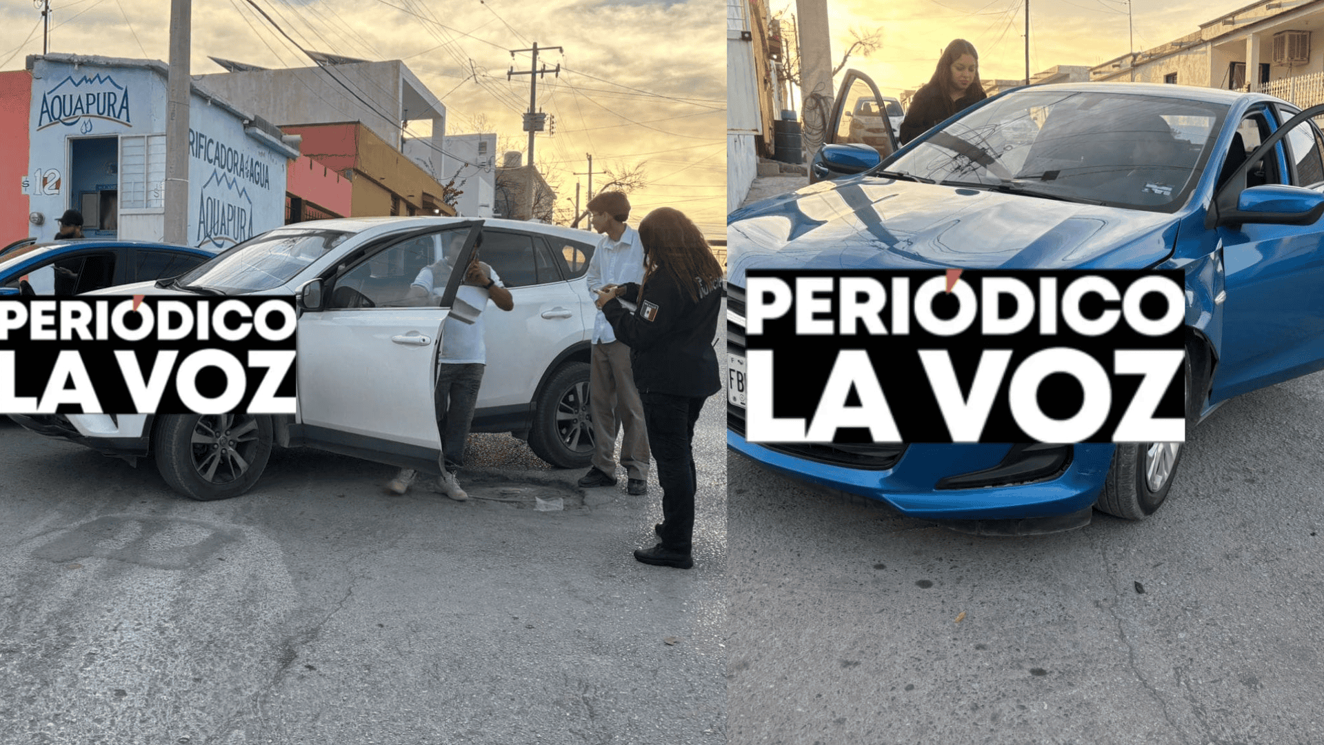 Lo chocan camino  a la secundaria