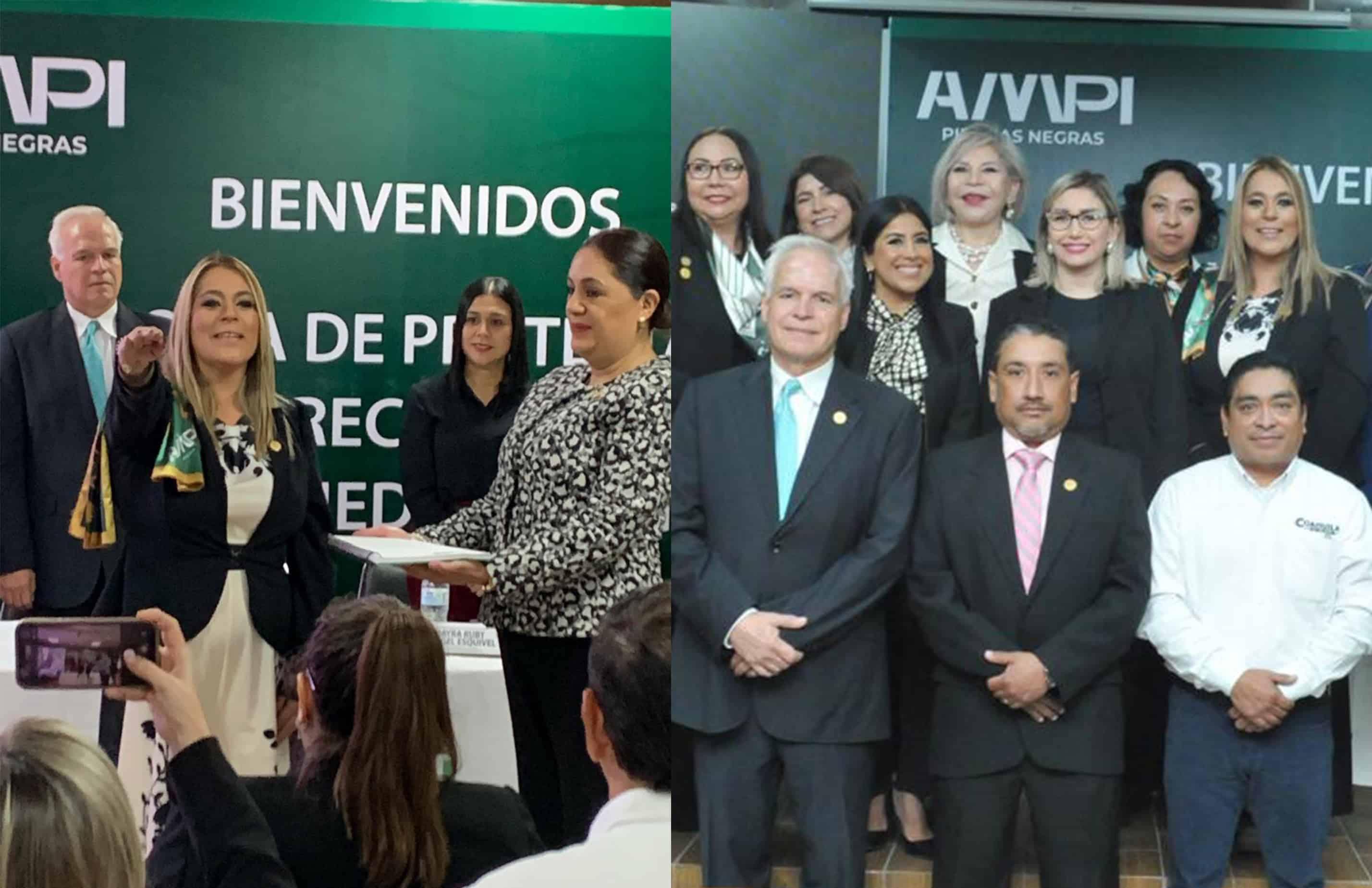 Claudia Parra lidera la Toma de Protesta de AMPI en Piedras Negras