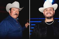 Eden Muñoz y Lalo Mora en el Carnaval de La Paz