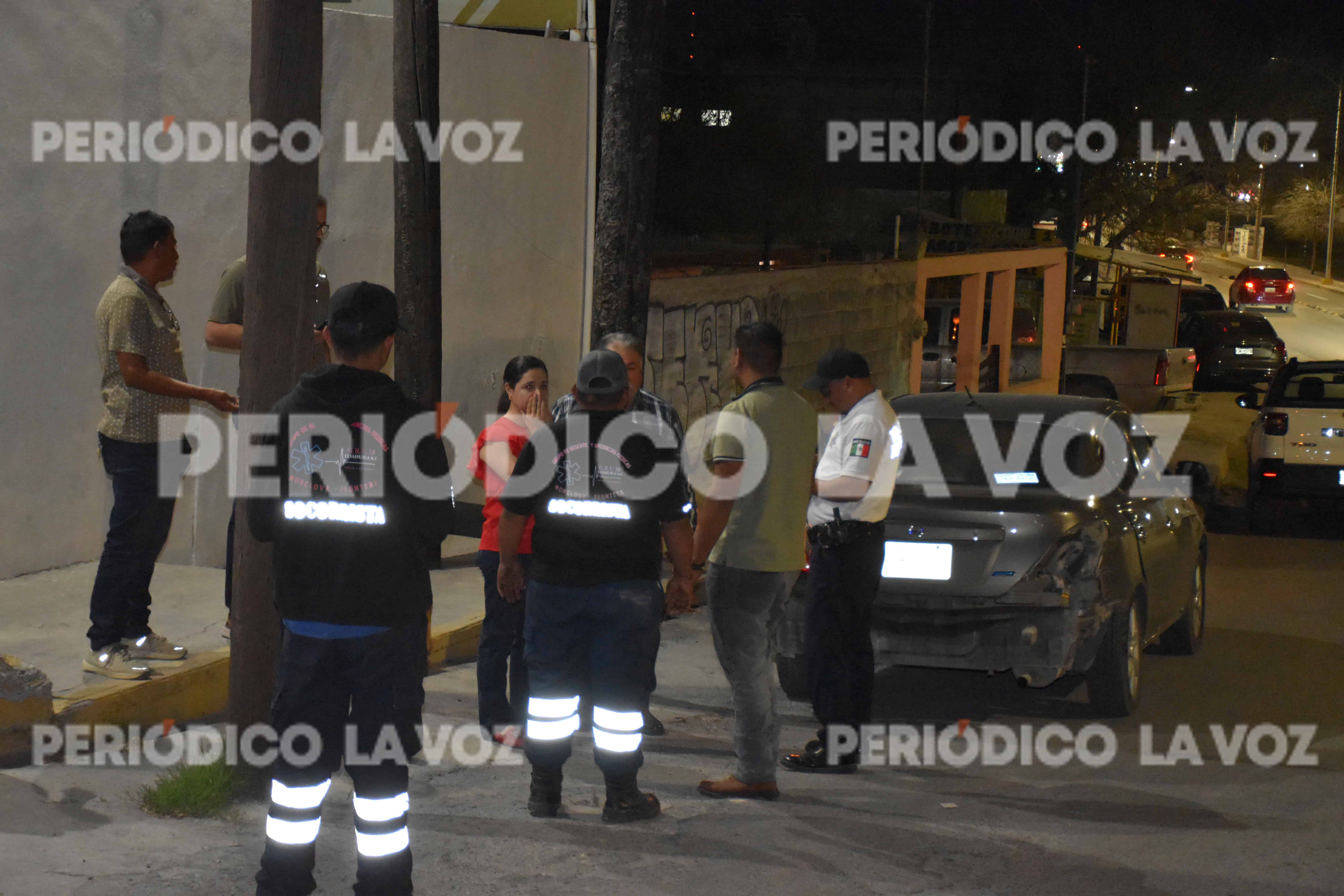 Motociclista resulta herido en accidente de motocicleta en Monclova