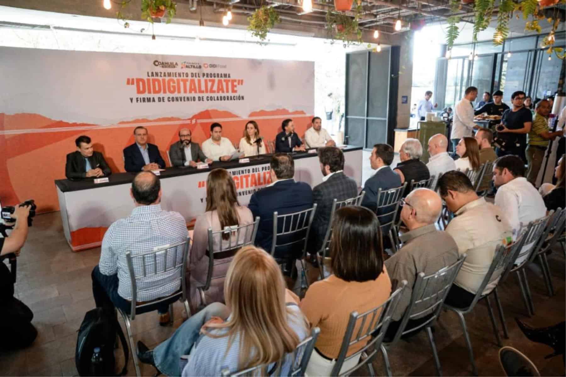 DiDi M&eacute;xico y Saltillo unen esfuerzos por la digitalizaci&oacute;n de Mipymes