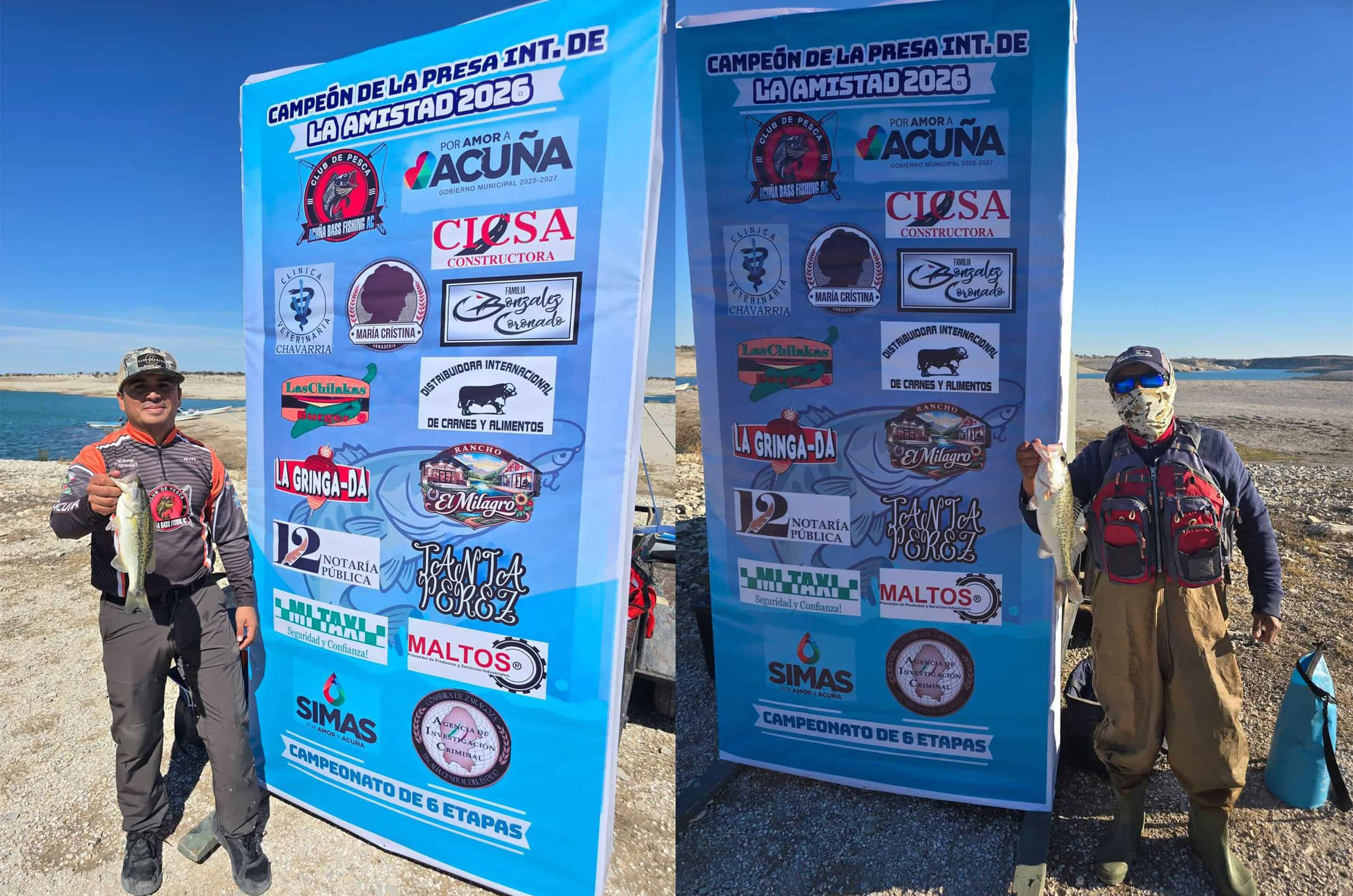 Culmina primer torneo del serial en la Presa de la Amistad en Ciudad Acu&ntilde;a