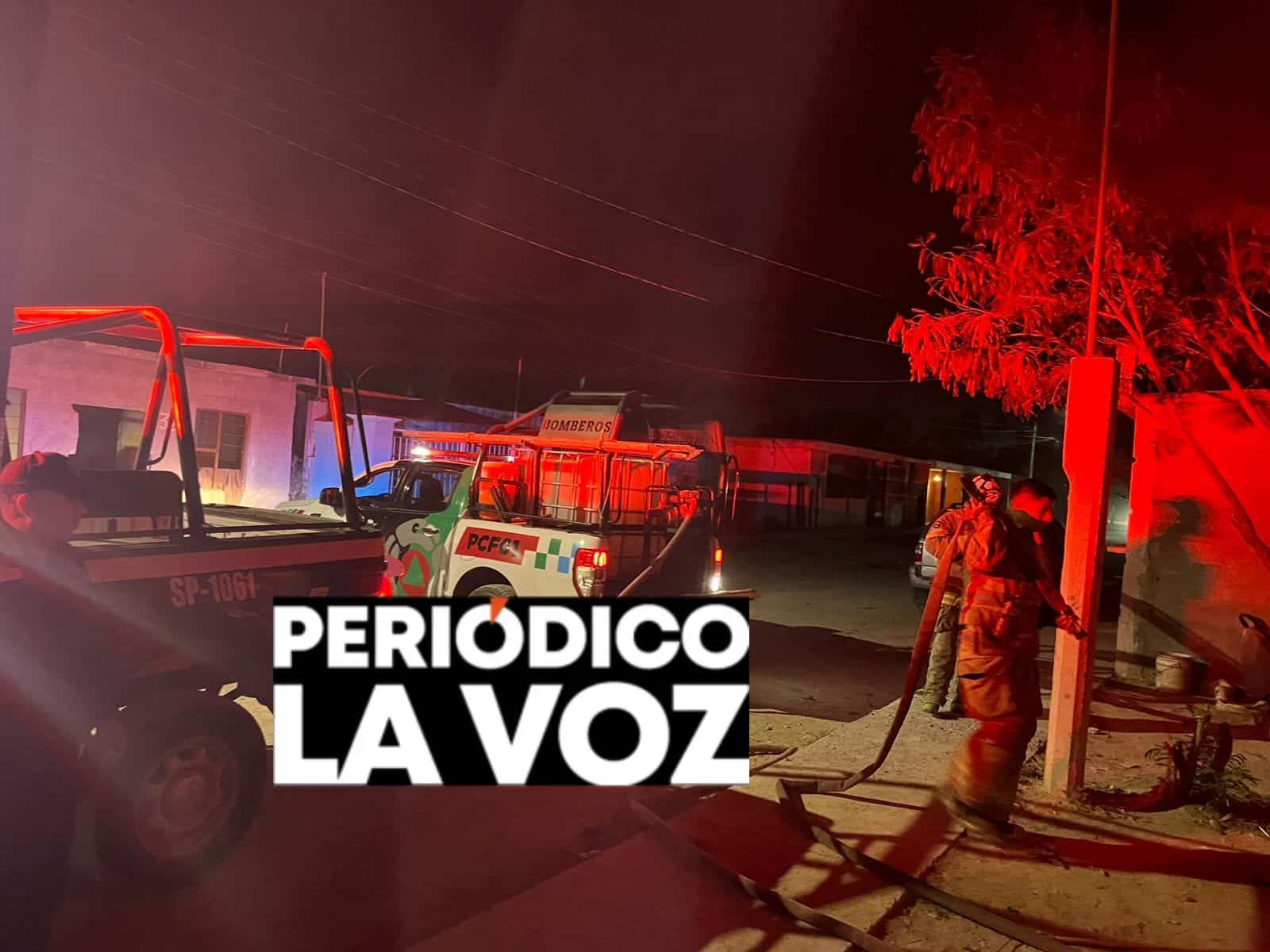 En la Diana Laura   Arde casa  abandonada