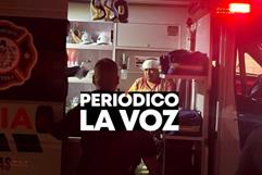 Accidente en Frontera: motociclista choca contra contenedor de basura