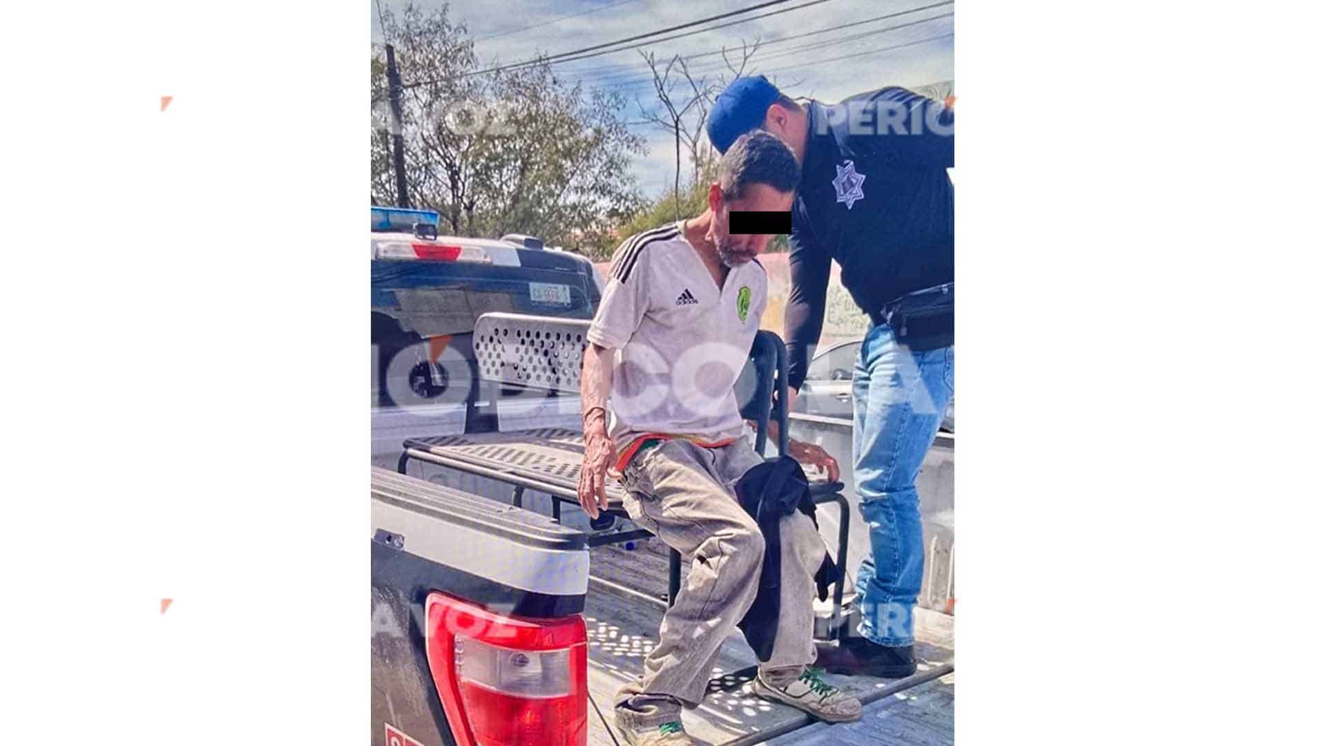 Detienen a hombre por inhalar pegamento en Monclova