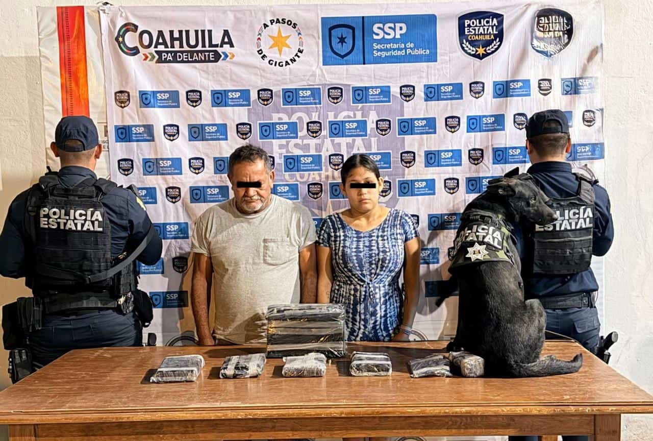 Detienen a dos tamaulipecos con coca&iacute;na y hero&iacute;na en la Carretera Federal 2