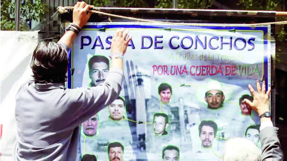 Familiares de v&iacute;ctimas de Pasta de Conchos claman justicia en su 20 aniversario
