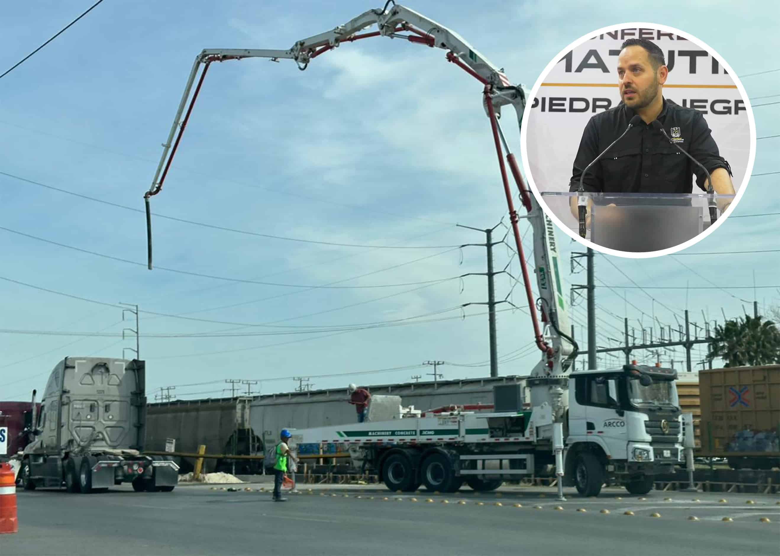 Avala alcalde Jacobo Rodr&iacute;guez tirar tierra en arroyo por obra de barda de Ferromex
