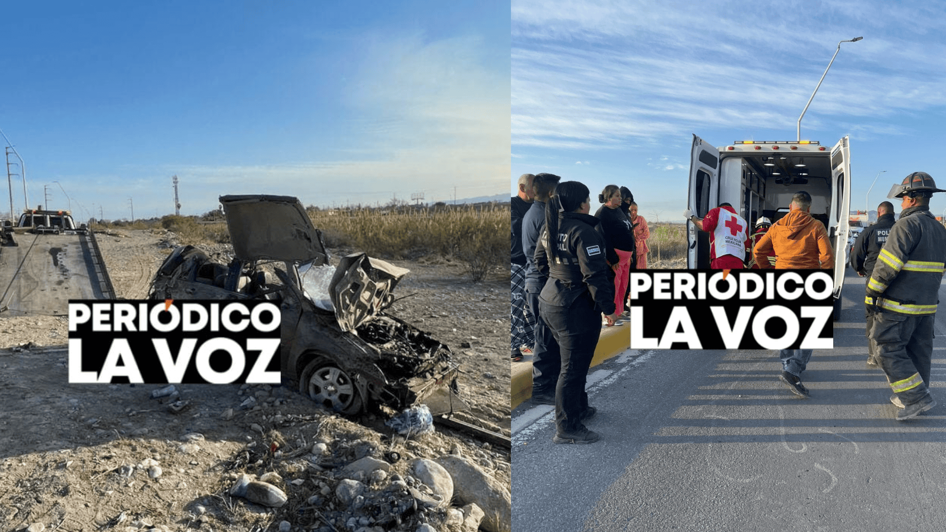 &iexcl;Queda prensada!  Vuelca en el  r&iacute;o Monclova