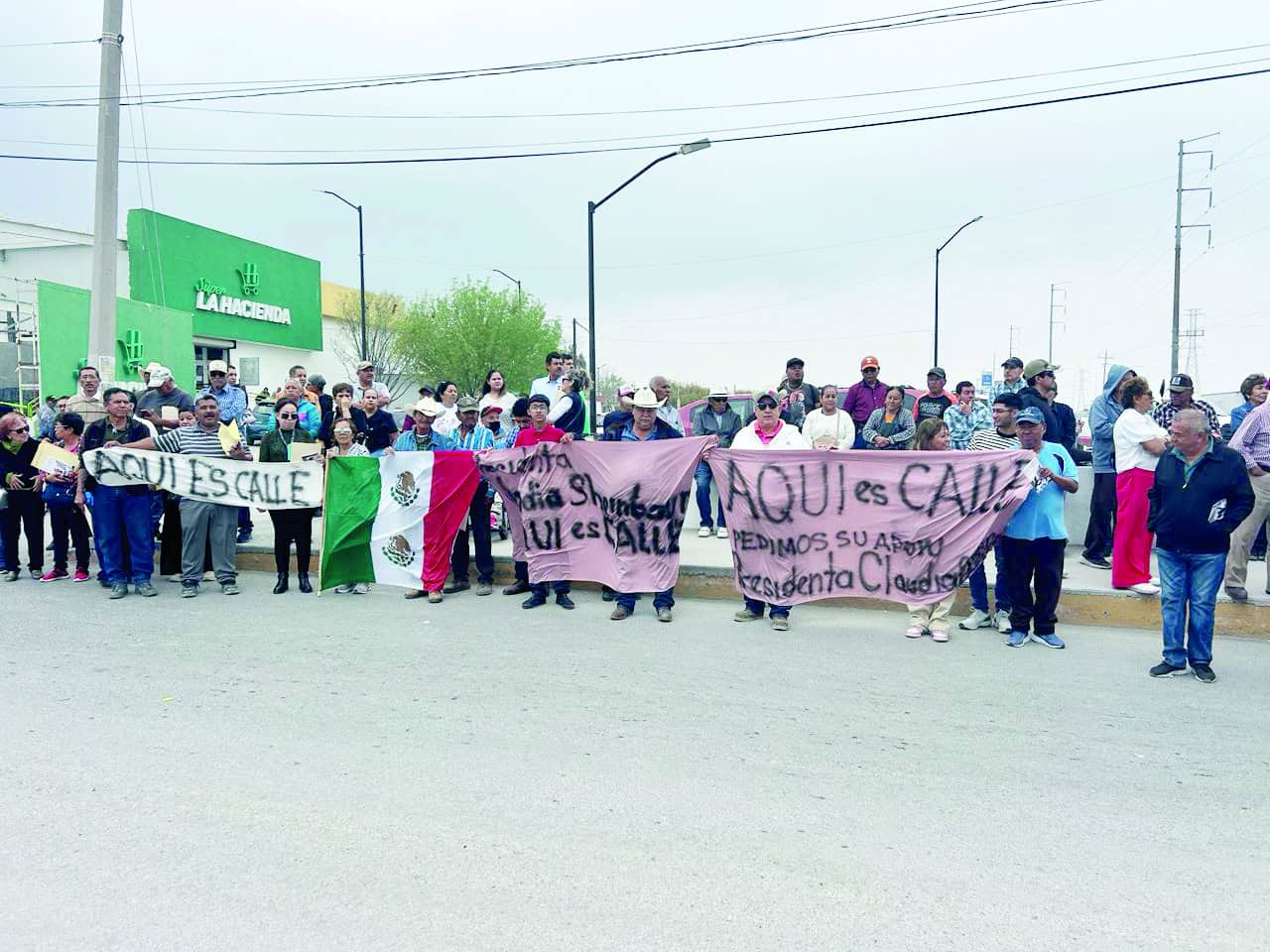 Vecinos de la colonia Eva S&aacute;mano rechazan viviendas de Claudia Sheinbaum