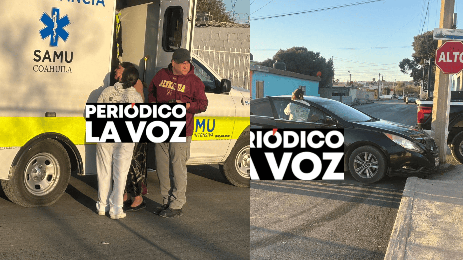 Y lo proyecta contra poste  Impacta cafre  auto de enfermera