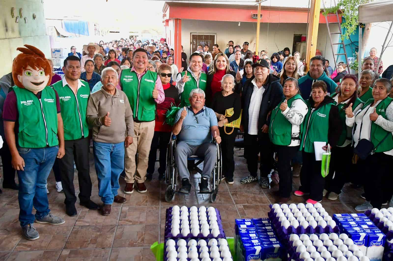 Casta&ntilde;os recibe apoyos del Programa Alimentario 2026