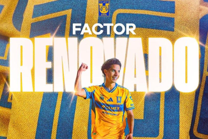 Diego Lainez renueva contrato con Tigres UANL hasta 2029