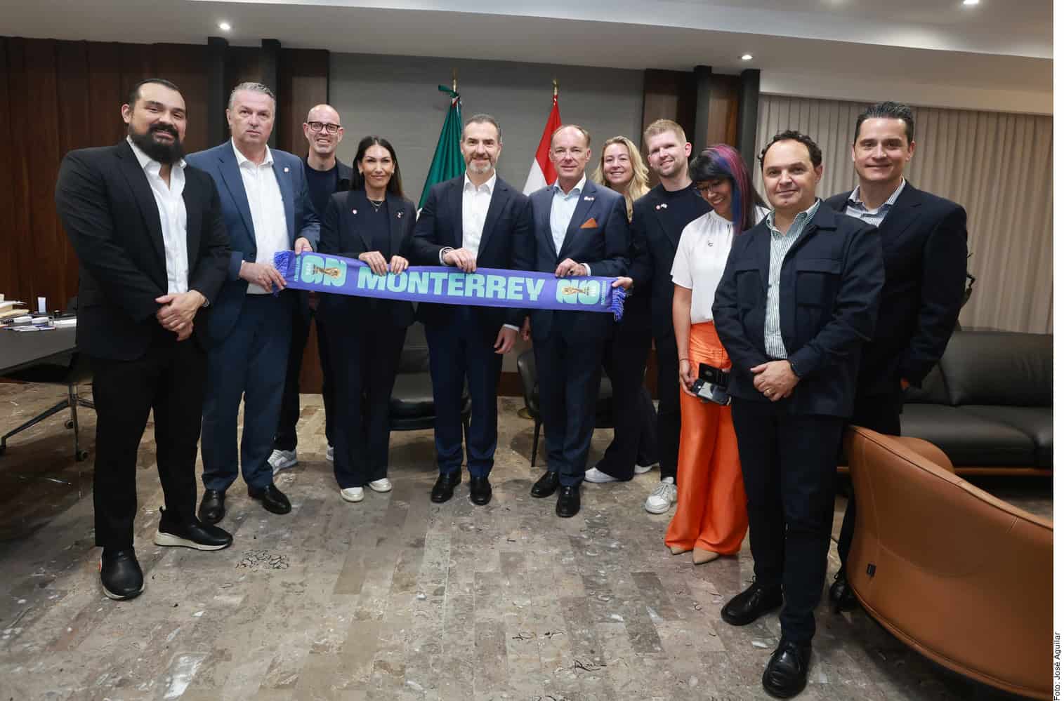 Delegaci&oacute;n de Pa&iacute;ses Bajos visita Monterrey: Samuel Garc&iacute;a asegura seguridad