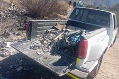 Detiene Policía Ambiental a 5 tiradores de escombro