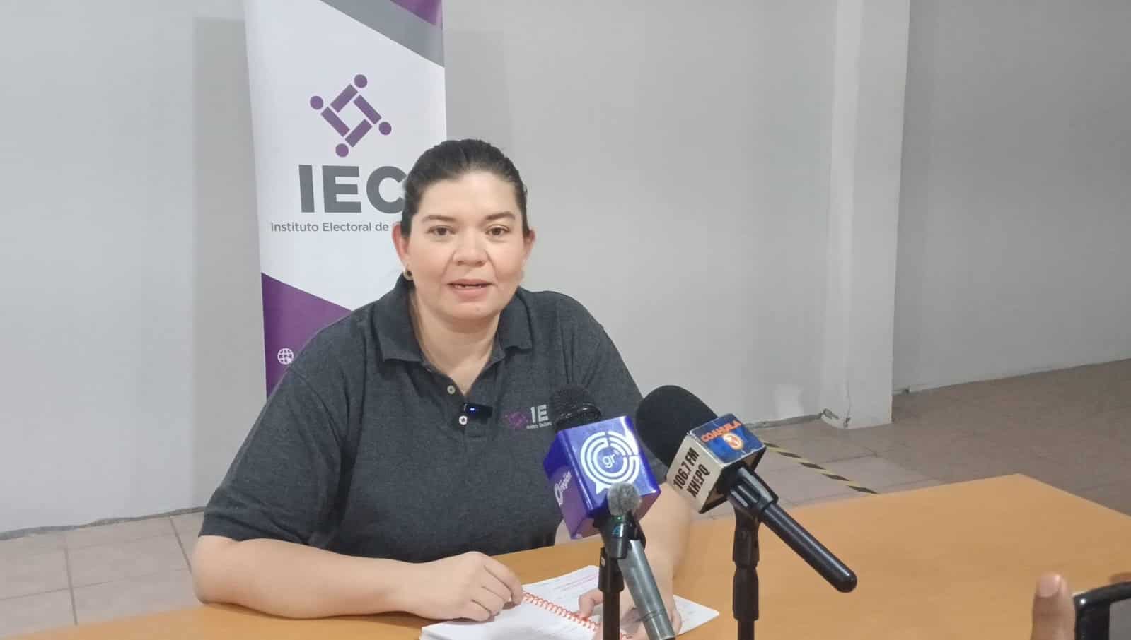 INE supervisa precampa&ntilde;as en Sabinas