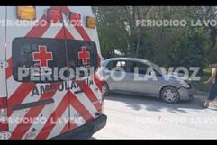 Accidente vial en Monclova deja una mujer lesionada
