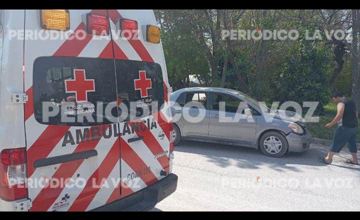 Accidente vial en Monclova deja una mujer lesionada