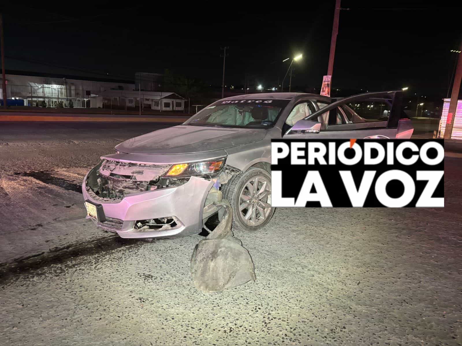 Brutal choque en Las Torres