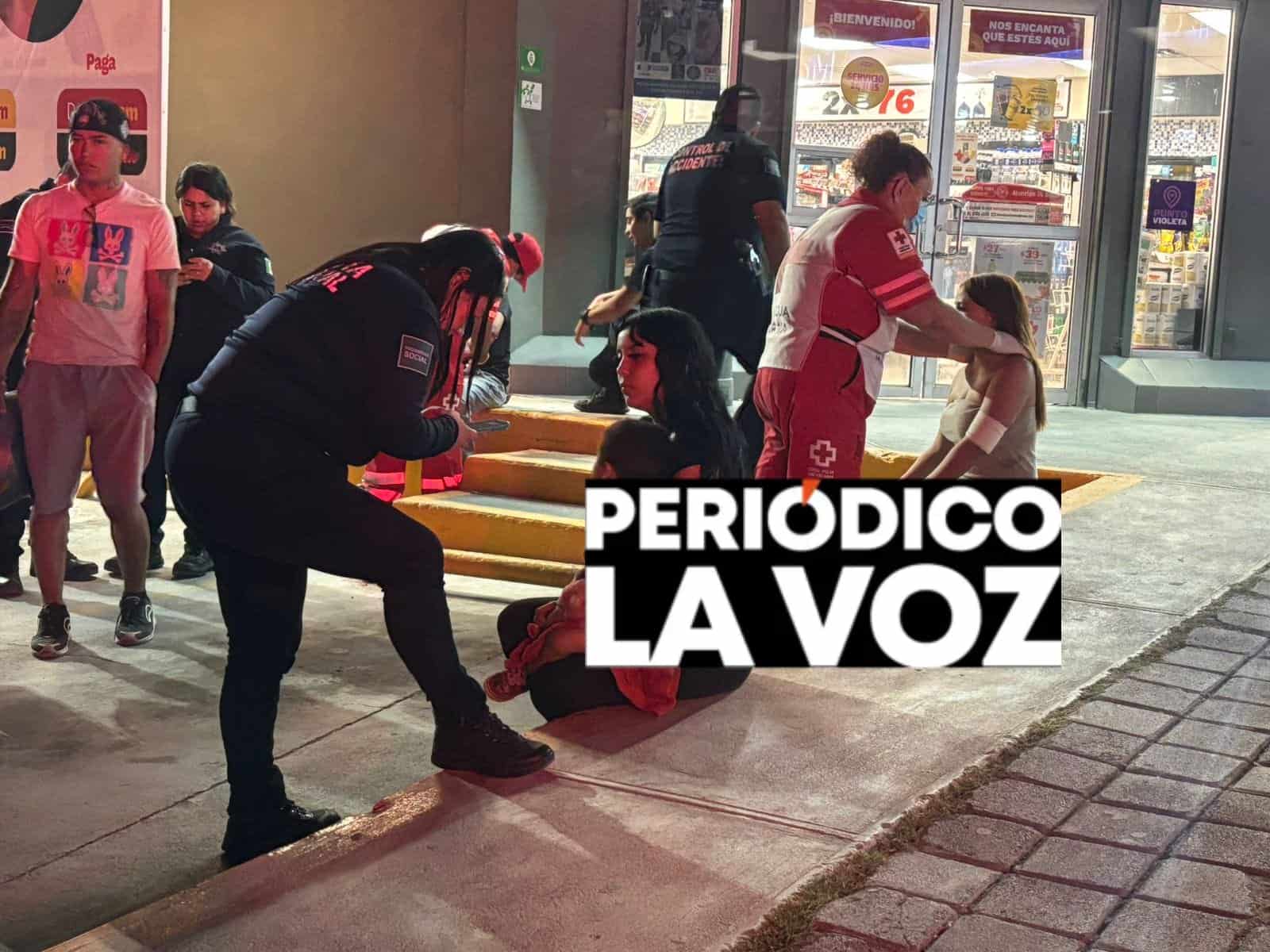 Brutal choque en Las Torres