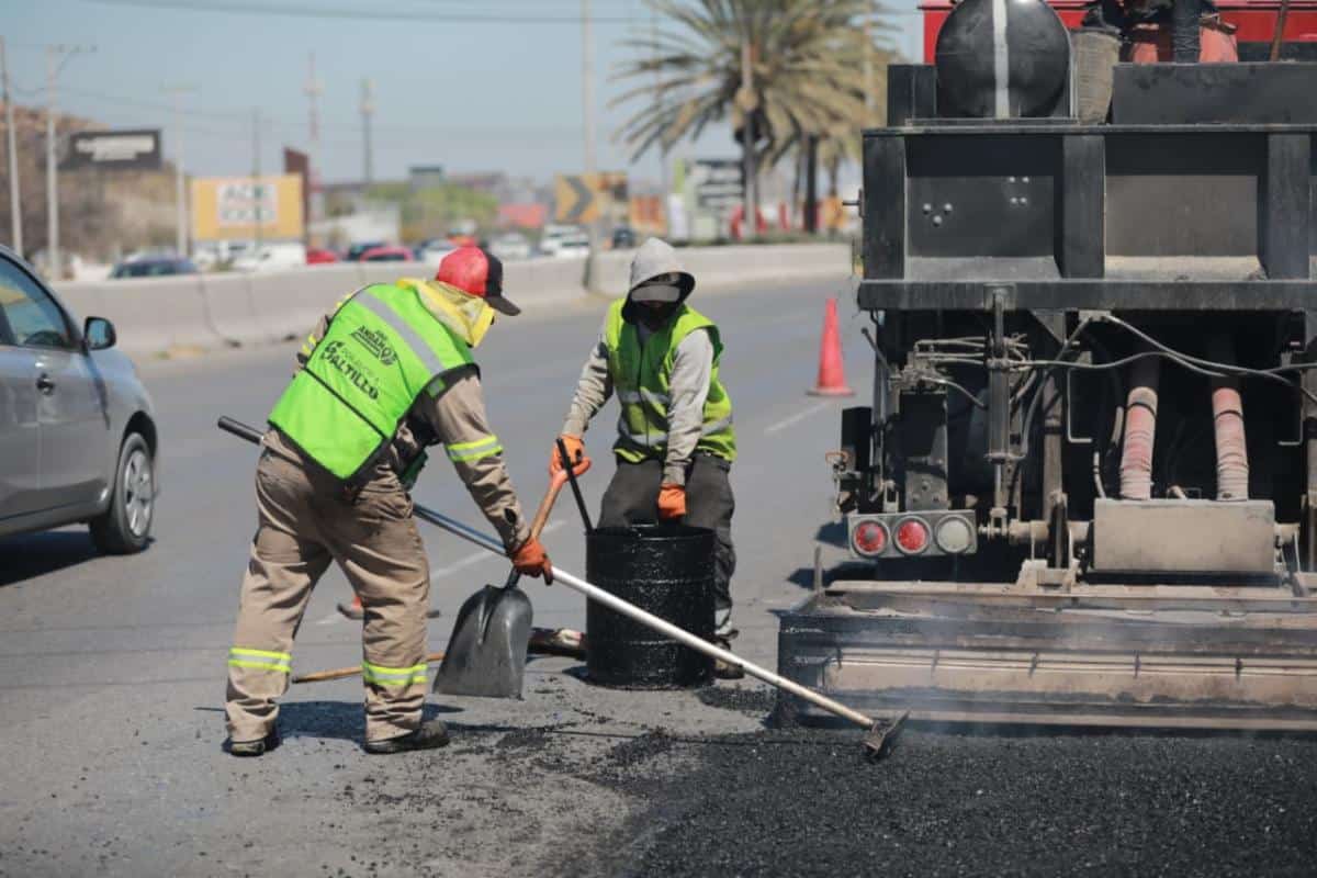 Contin&uacute;an las labores de reparaci&oacute;n de pavimento en Misi&oacute;n Cerritos