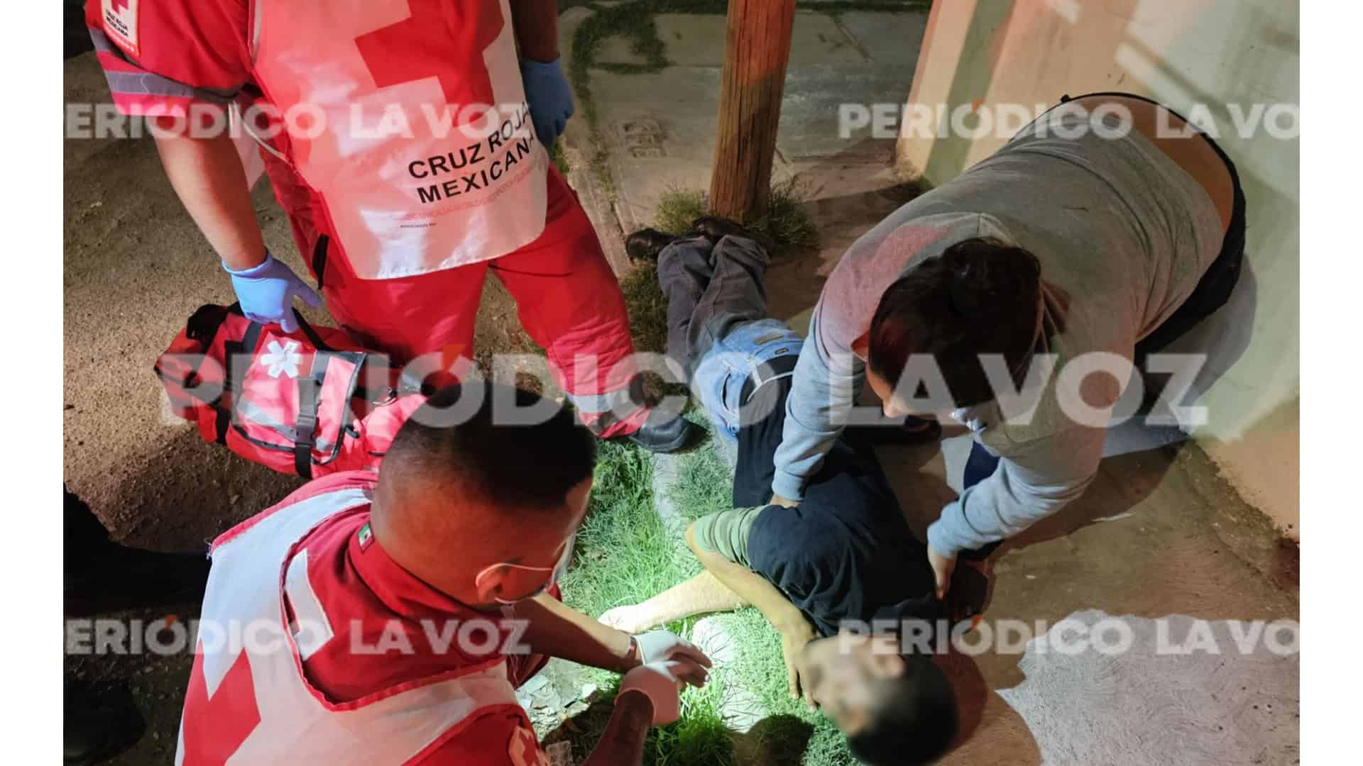 Intervenci&oacute;n de la Cruz Roja en Monclova tras hallazgo de hombre inconsciente