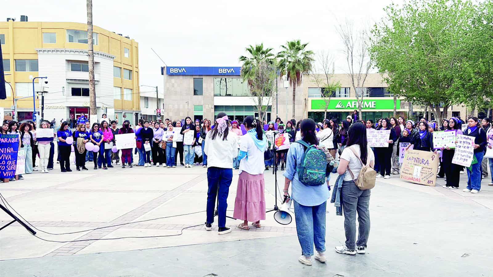 Marcha 8M en Monclova: mujeres exigen justicia y seguridad