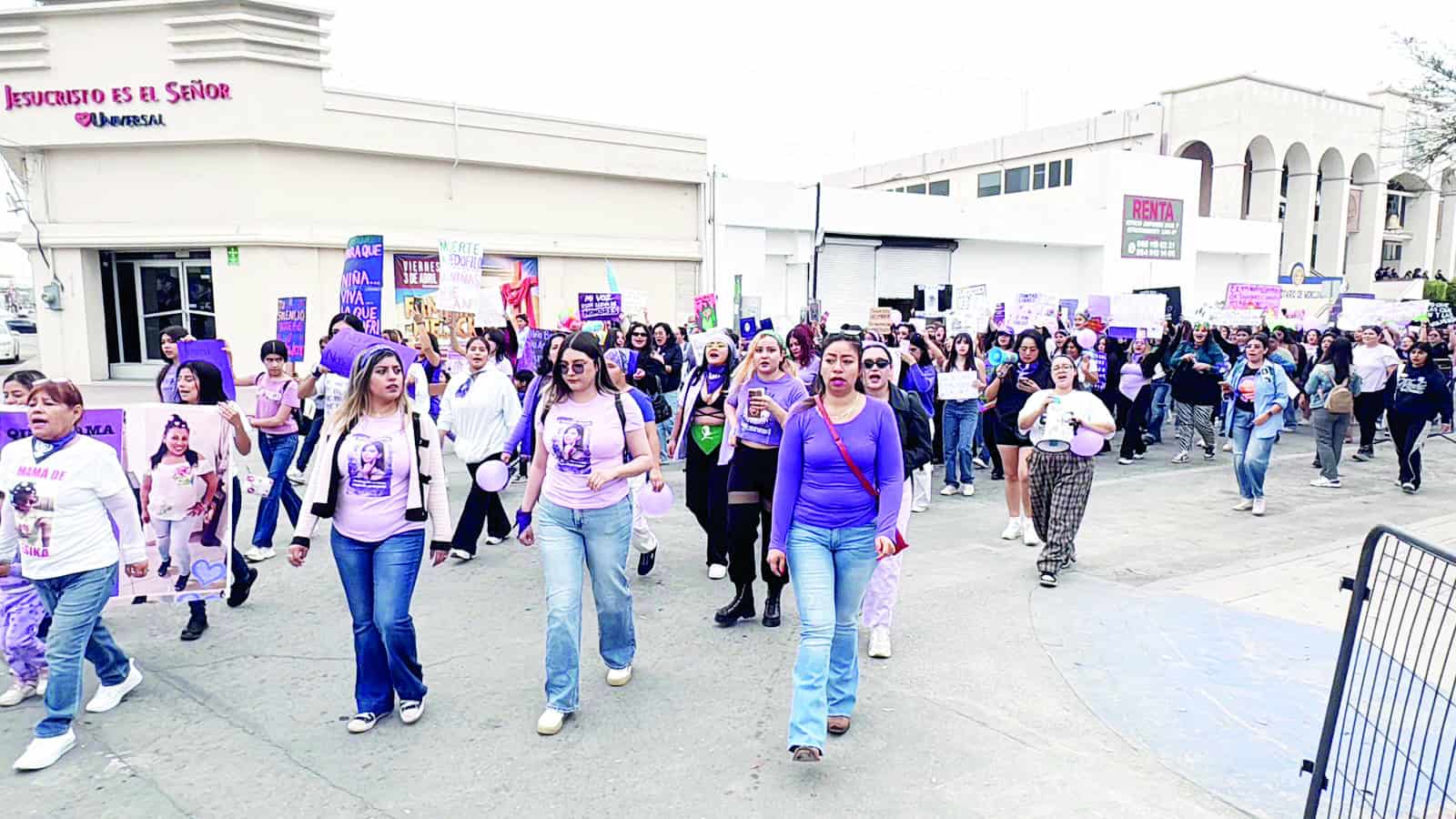 Marcha 8M en Monclova: mujeres exigen justicia y seguridad