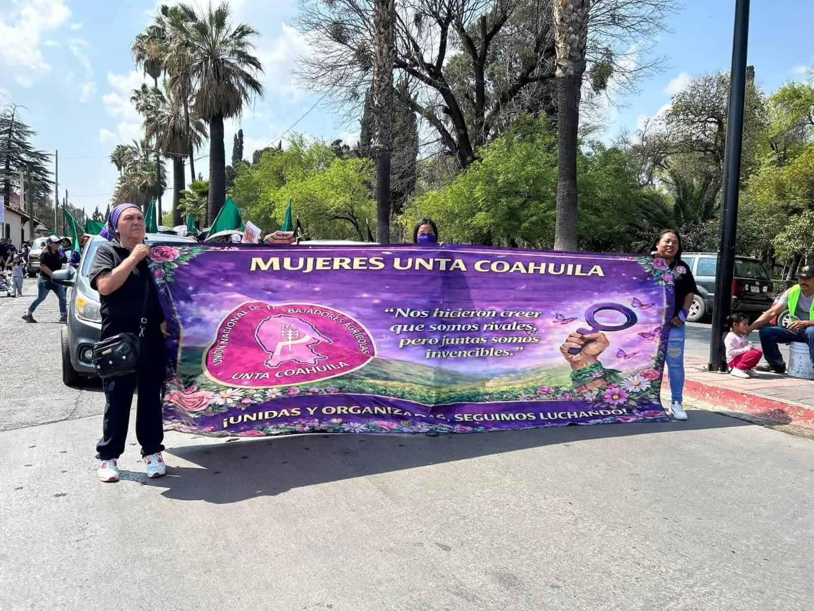 Marcha pac&iacute;fica en Coahuila: Mujeres piden igualdad y seguridad
