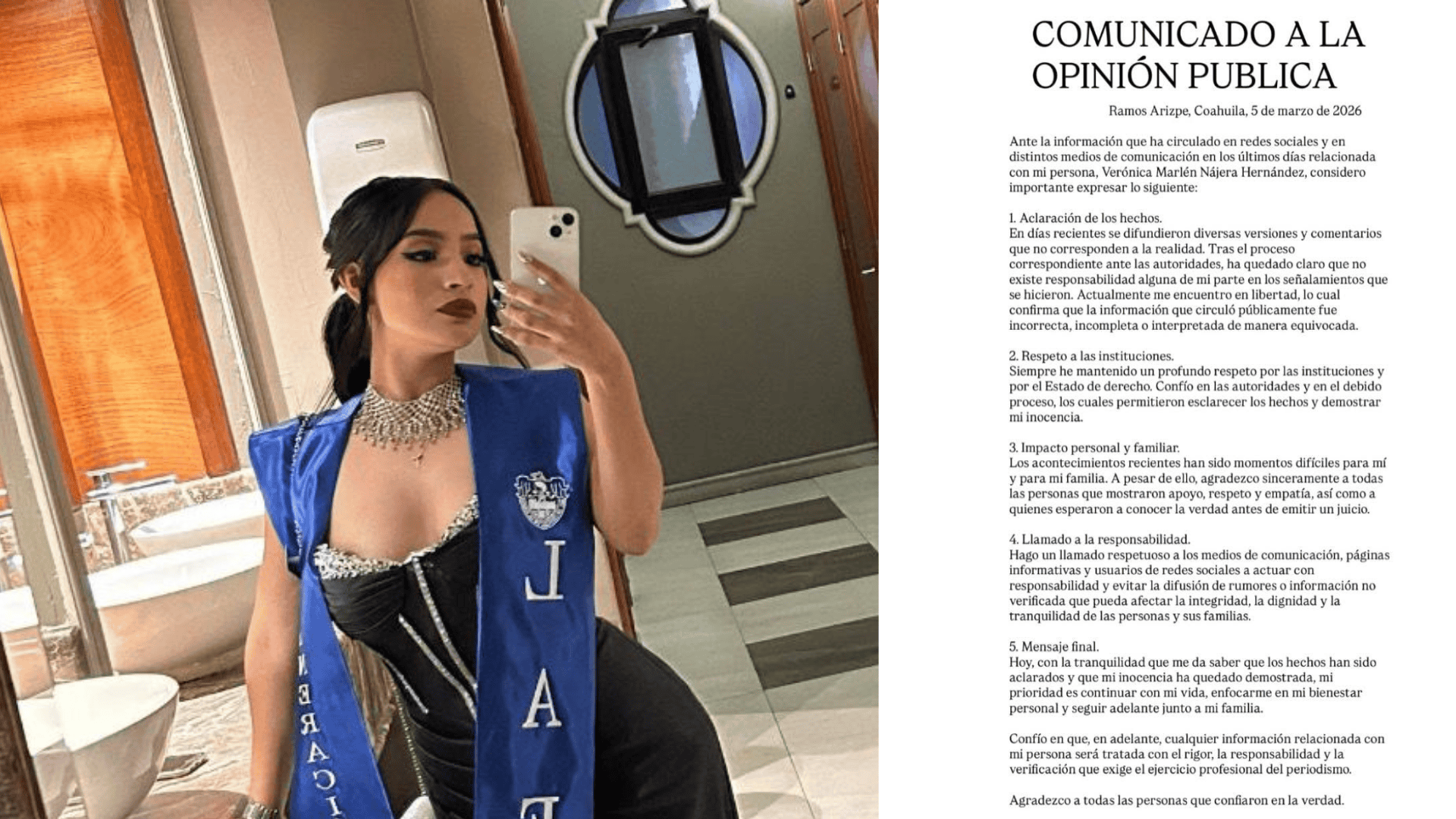 Emite comunicado joven apodada "#LadyRelojes" tras se&ntilde;alamientos por presunta estafa a empresarios