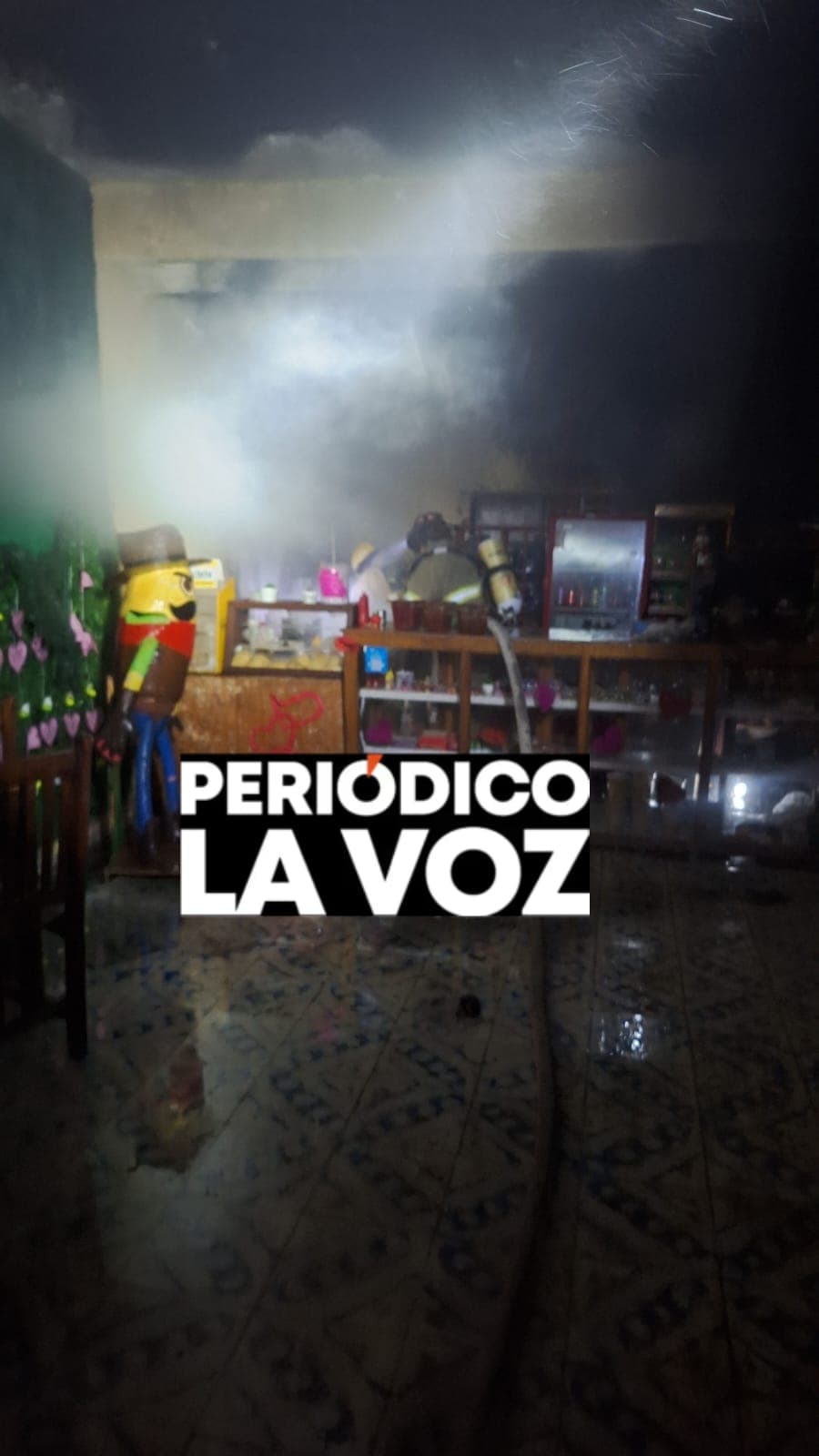 Arde negocio de elotes en Ci&eacute;negas