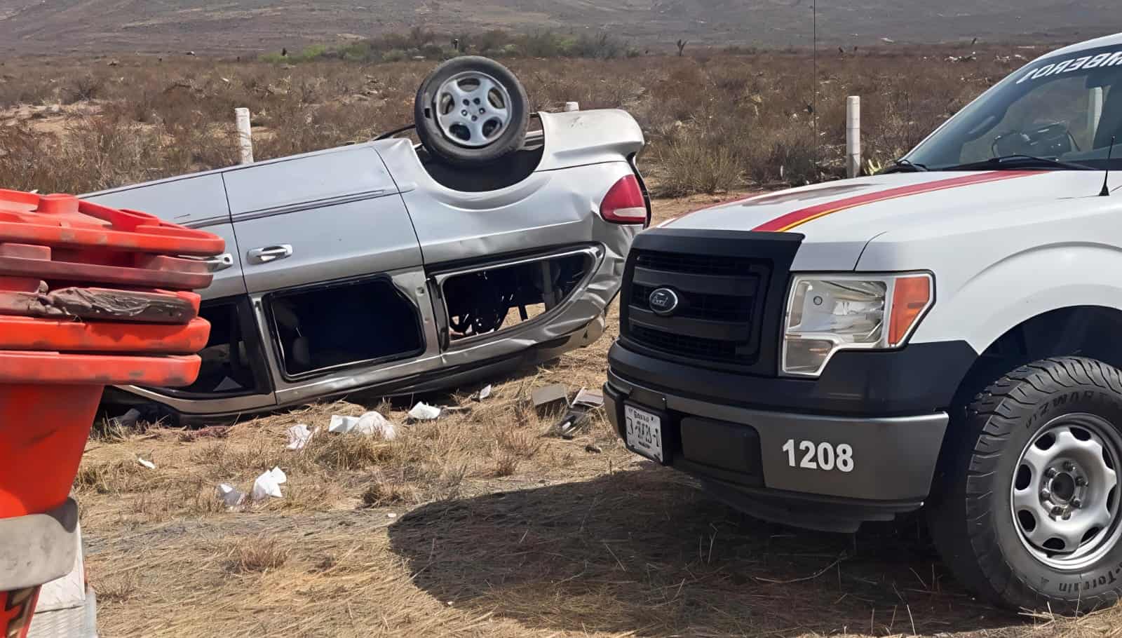 Dos heridos y una v&iacute;ctima mortal en accidente en Coahuila