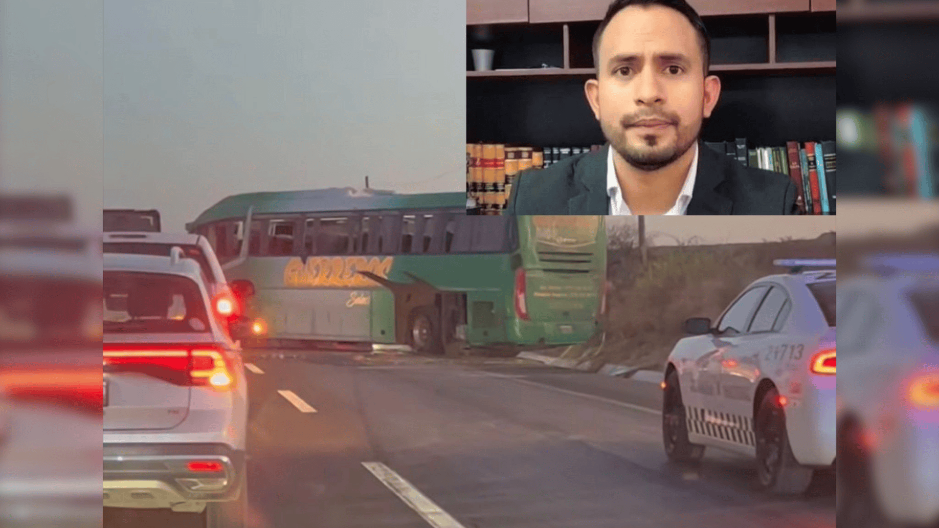 Sobrevivientes estables tras volcadura de autob&uacute;s en Sabinas