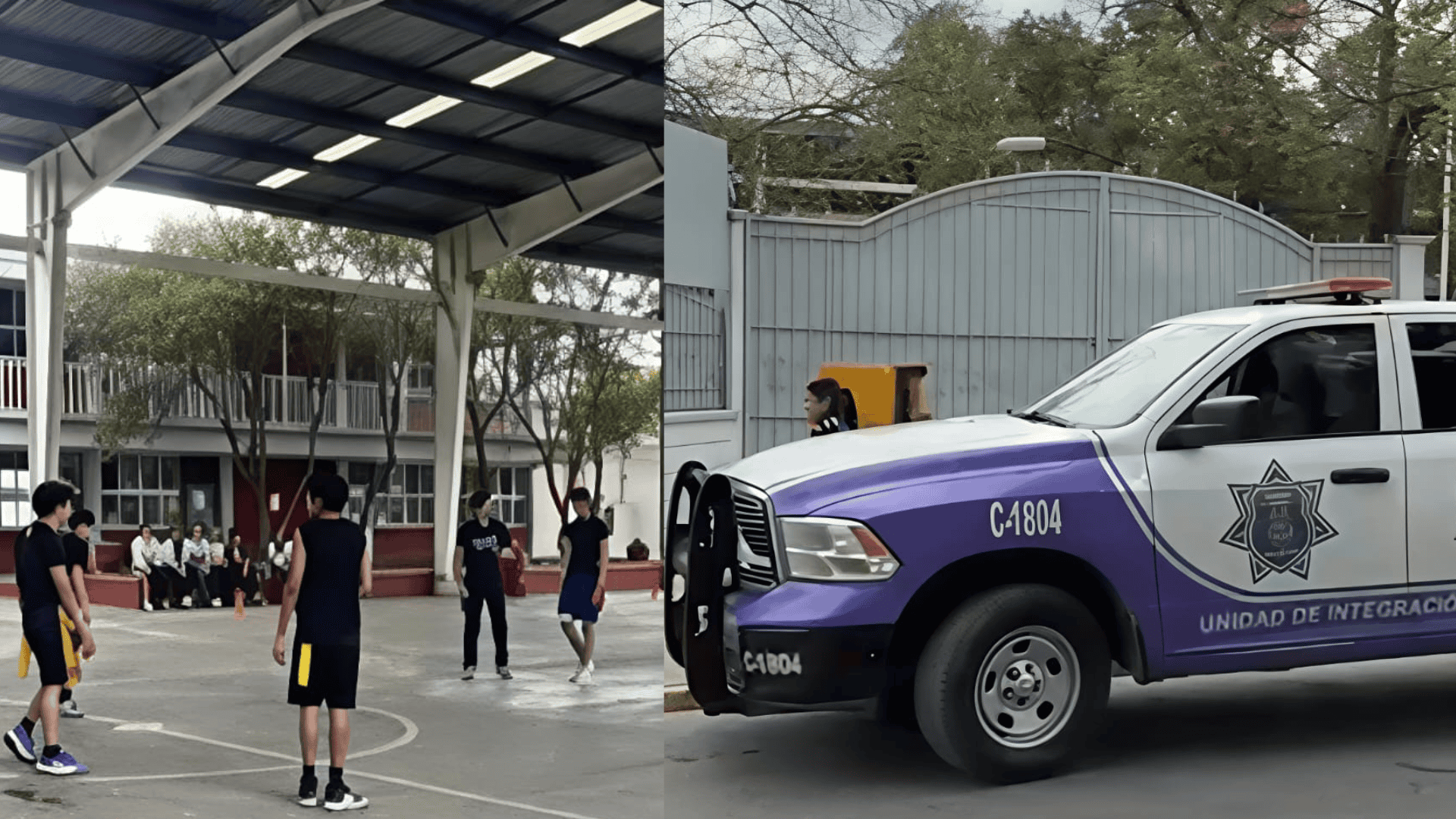 Alumna cae desde segundo piso de secundaria en Saltillo y resulta lesionada