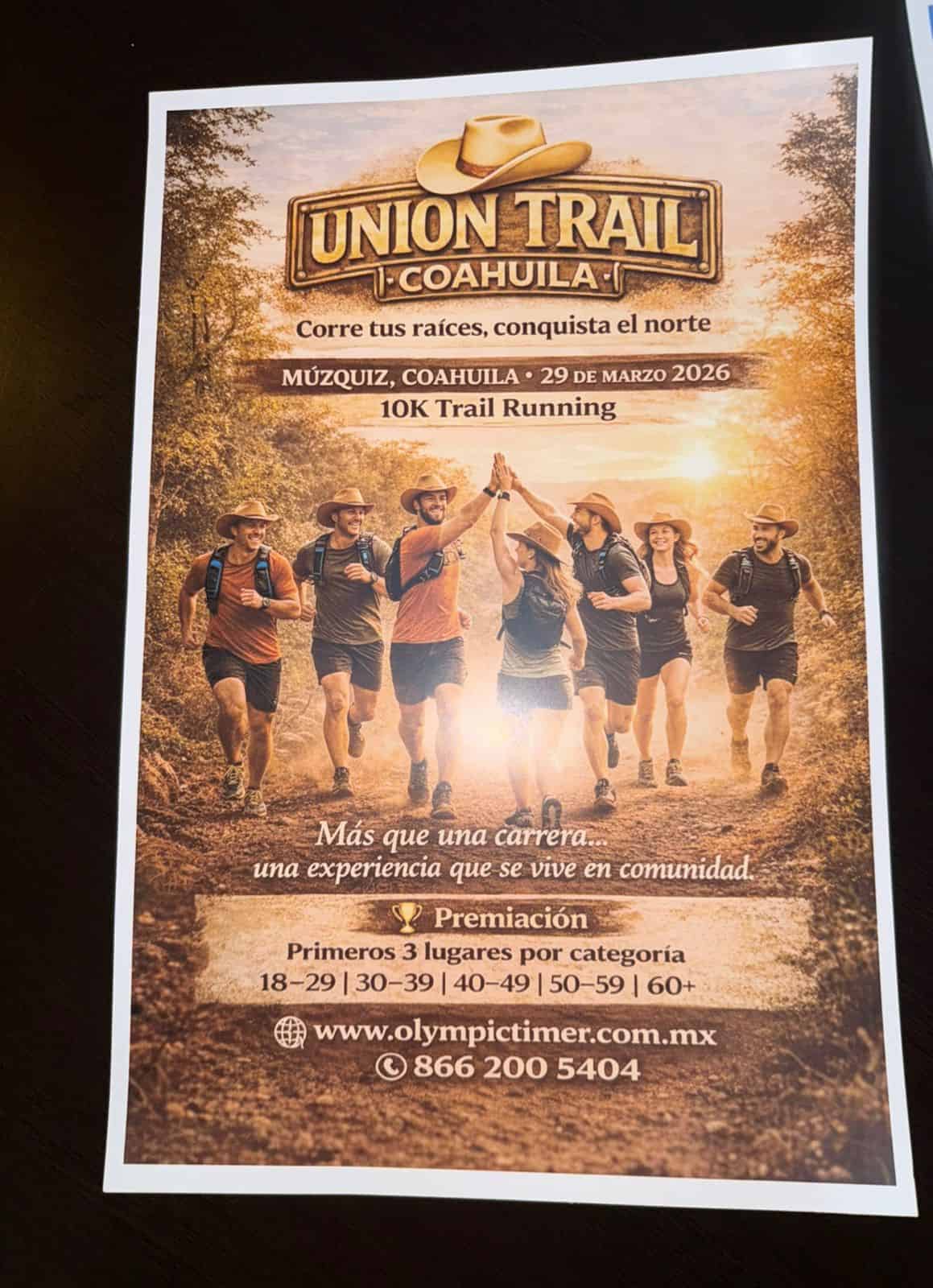 Presentan 1&ordf;. Edici&oacute;n del 10K Uni&oacute;n Trail Coahuila 2026