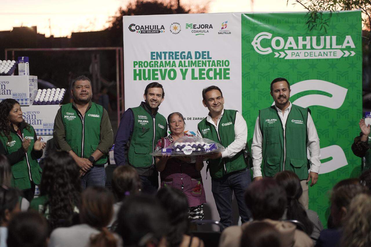 M&aacute;s de 100 mil familias se benefician con programa Huevo y Leche en Saltillo