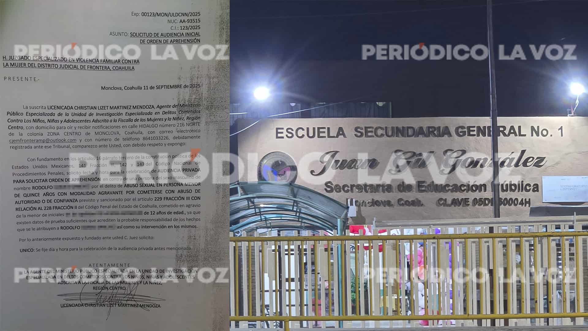 Indignaci&oacute;n en Monclova por abuso sexual en secundaria