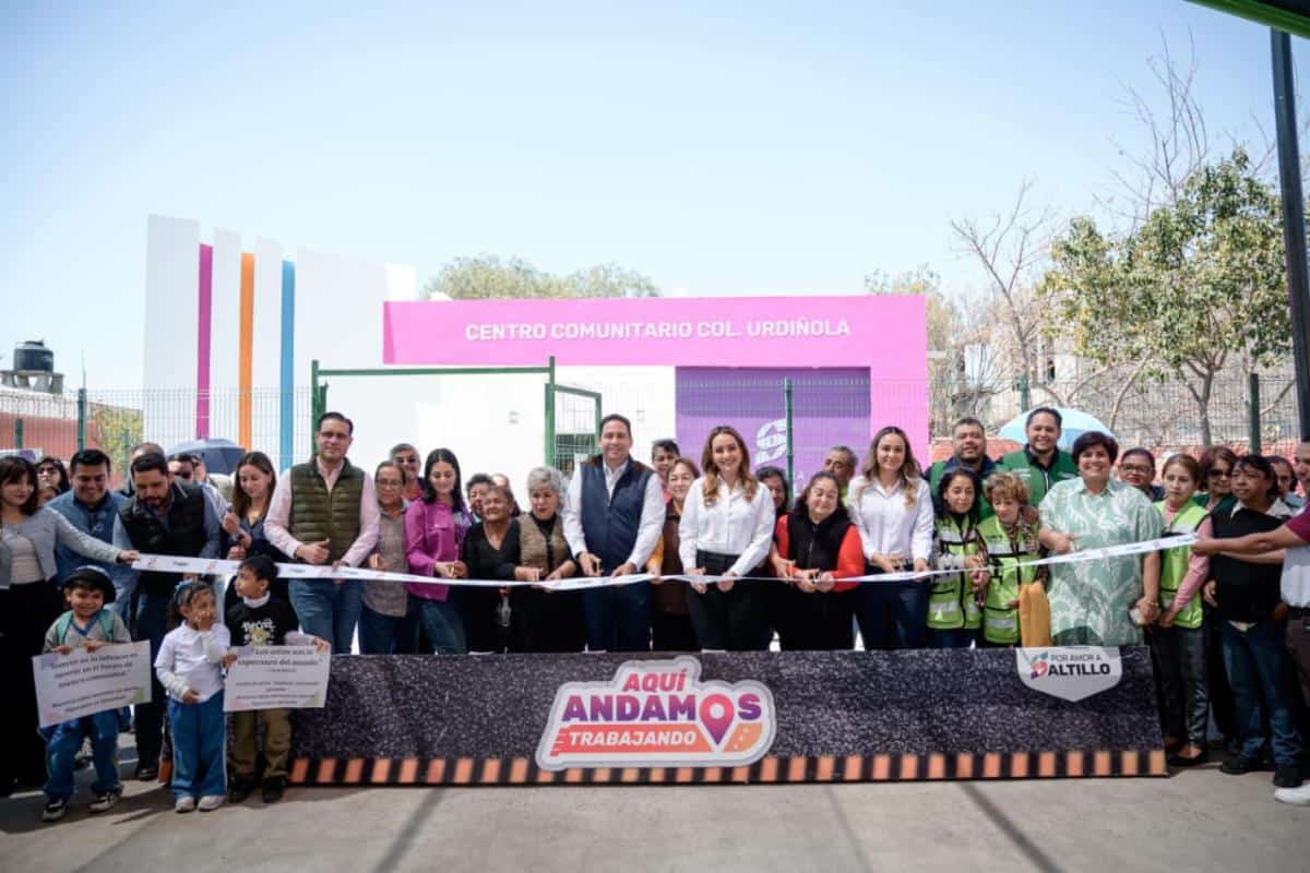Inaugurado Centro Comunitario Urdi&ntilde;ola en Saltillo