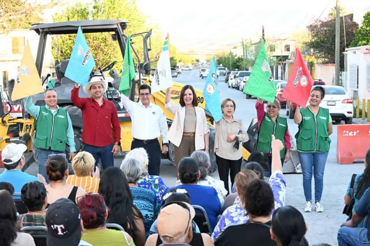 Frontera: Sari P&eacute;rez destina 100 millones a obras p&uacute;blicas