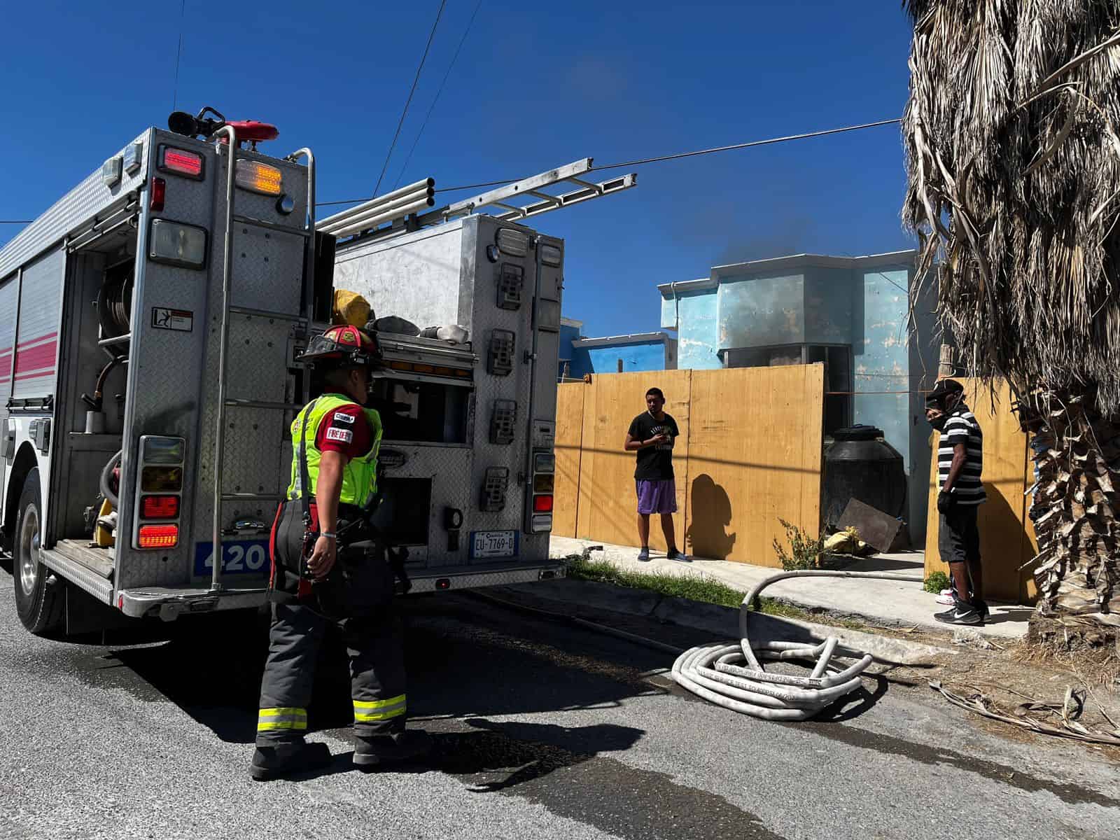 Incendio en vivienda de la colonia Escorial deja da&ntilde;os materiales