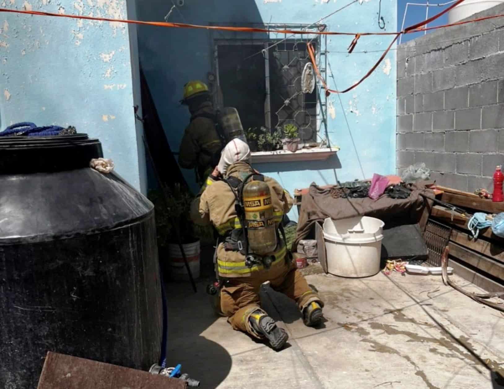 Incendio en Casa de Ramos Arizpe sin Heridos