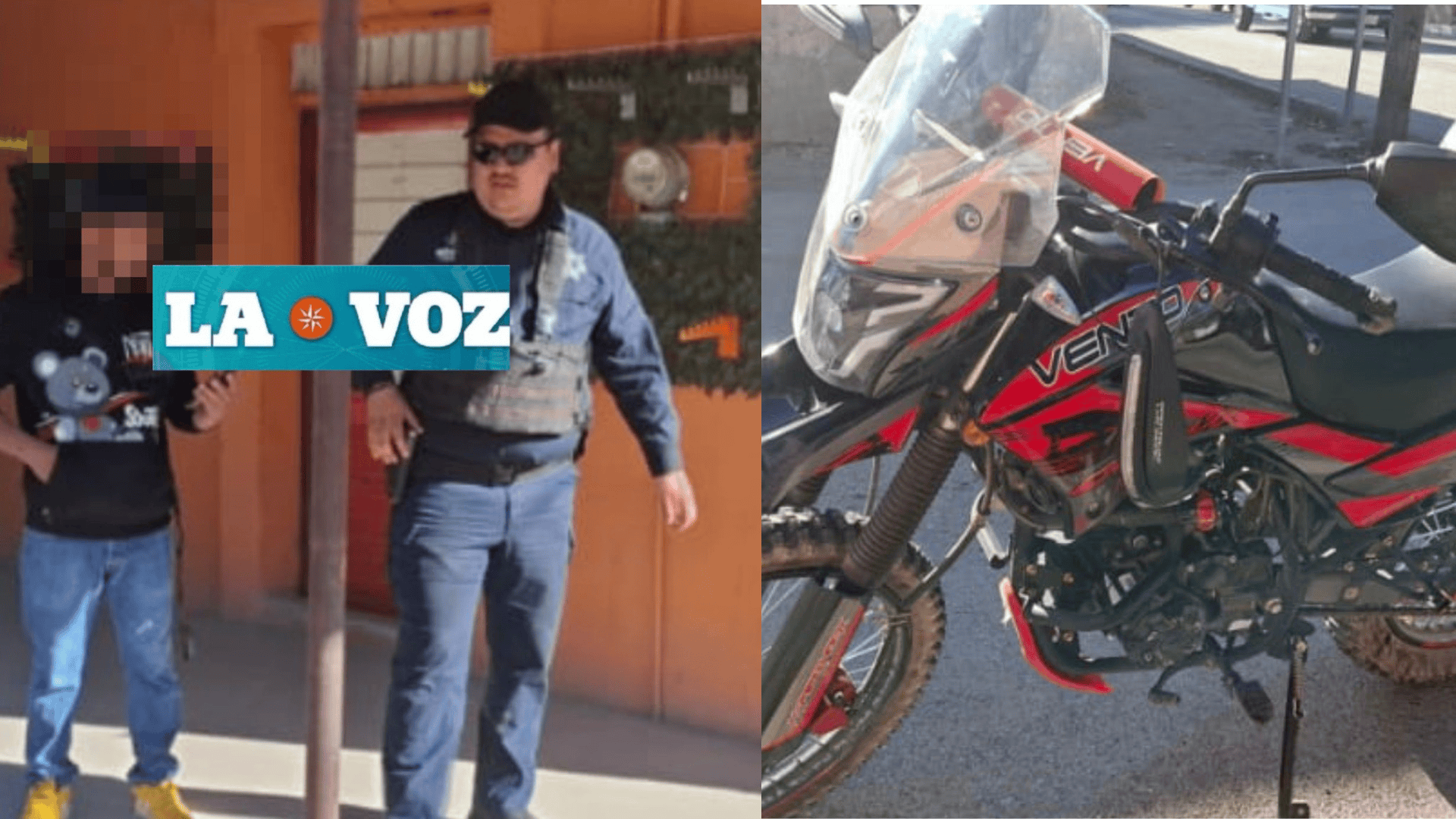Motociclista provoca accidente en calle Presidente Ju&aacute;rez de M&uacute;zquiz