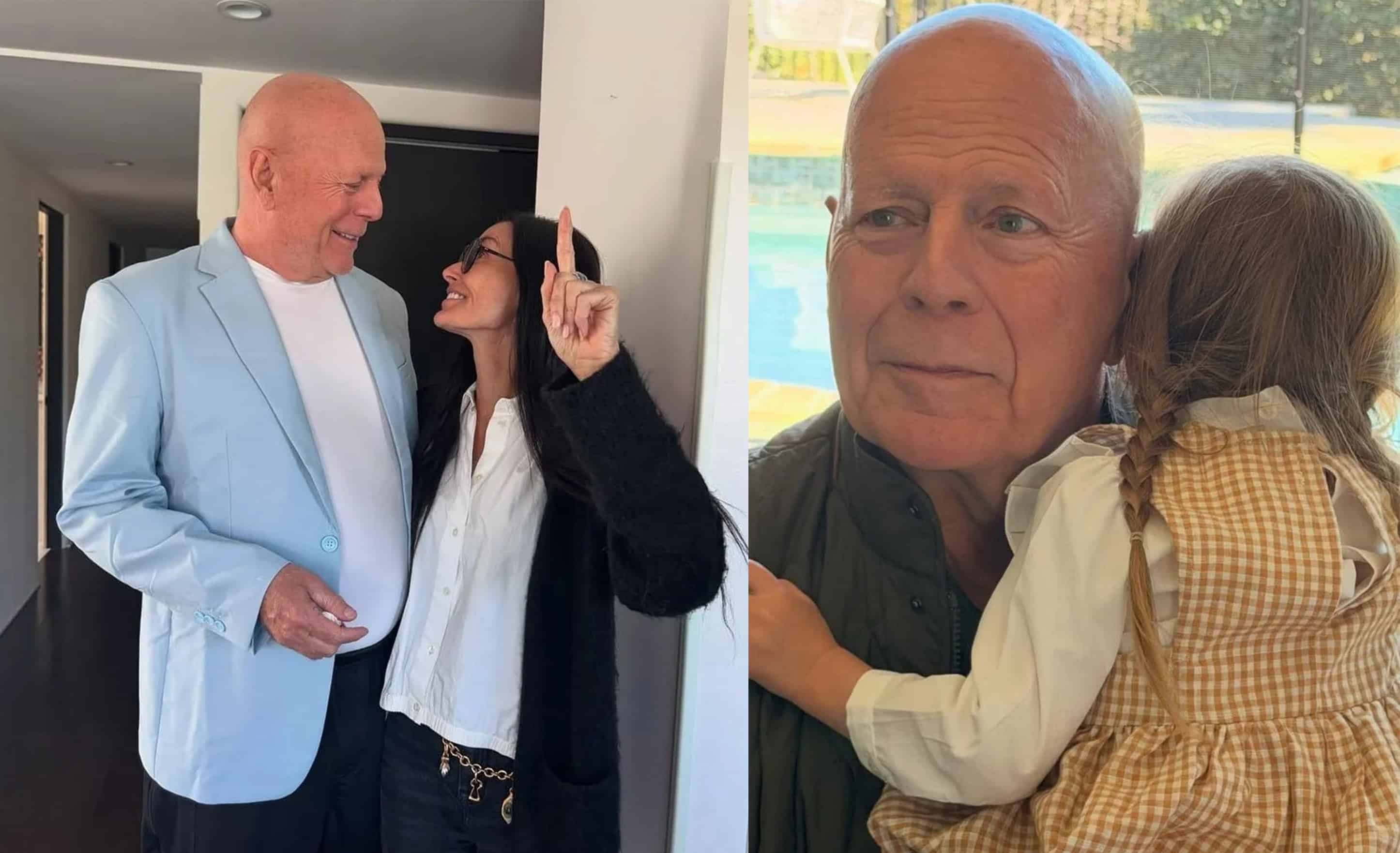 Demi Moore emociona con fotos in&eacute;ditas de Bruce Willis en su cumplea&ntilde;os 71
