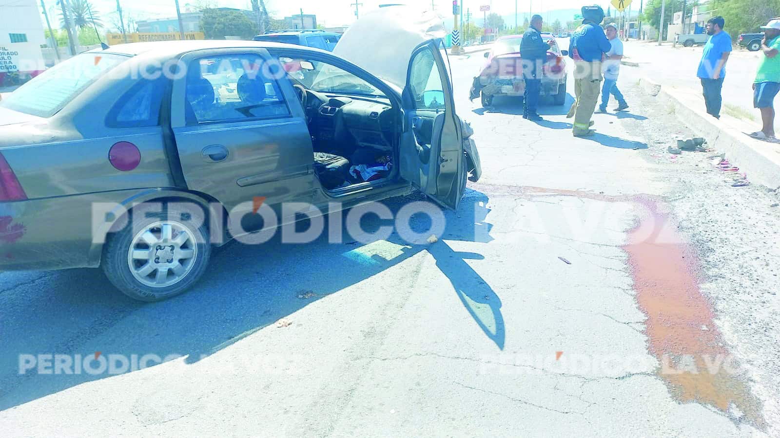 Choque en San Buenaventura: mujer resulta herida