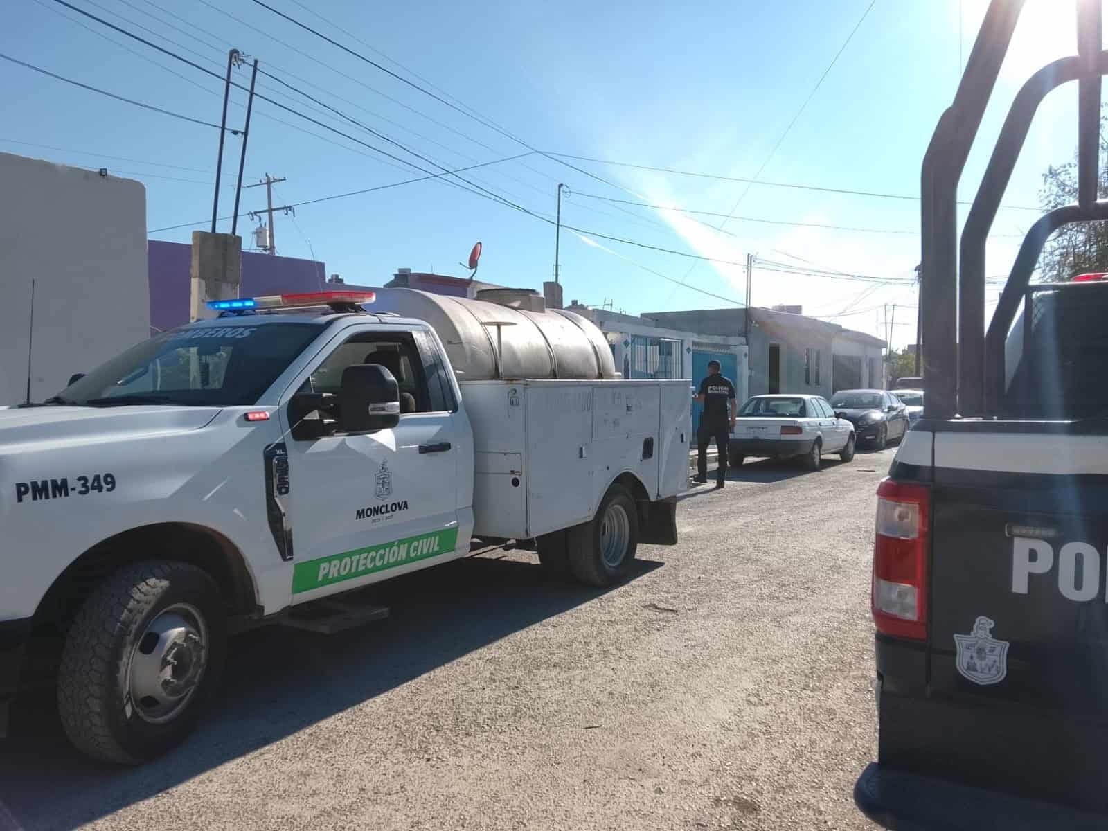 Cigarro provoca incendio de casa en colonia San Miguel Monclova