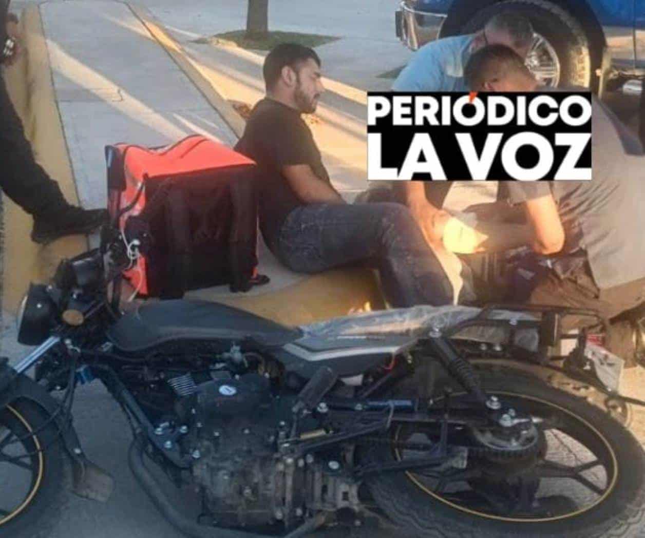 Repartidor herido tras choque en Mall Paseo