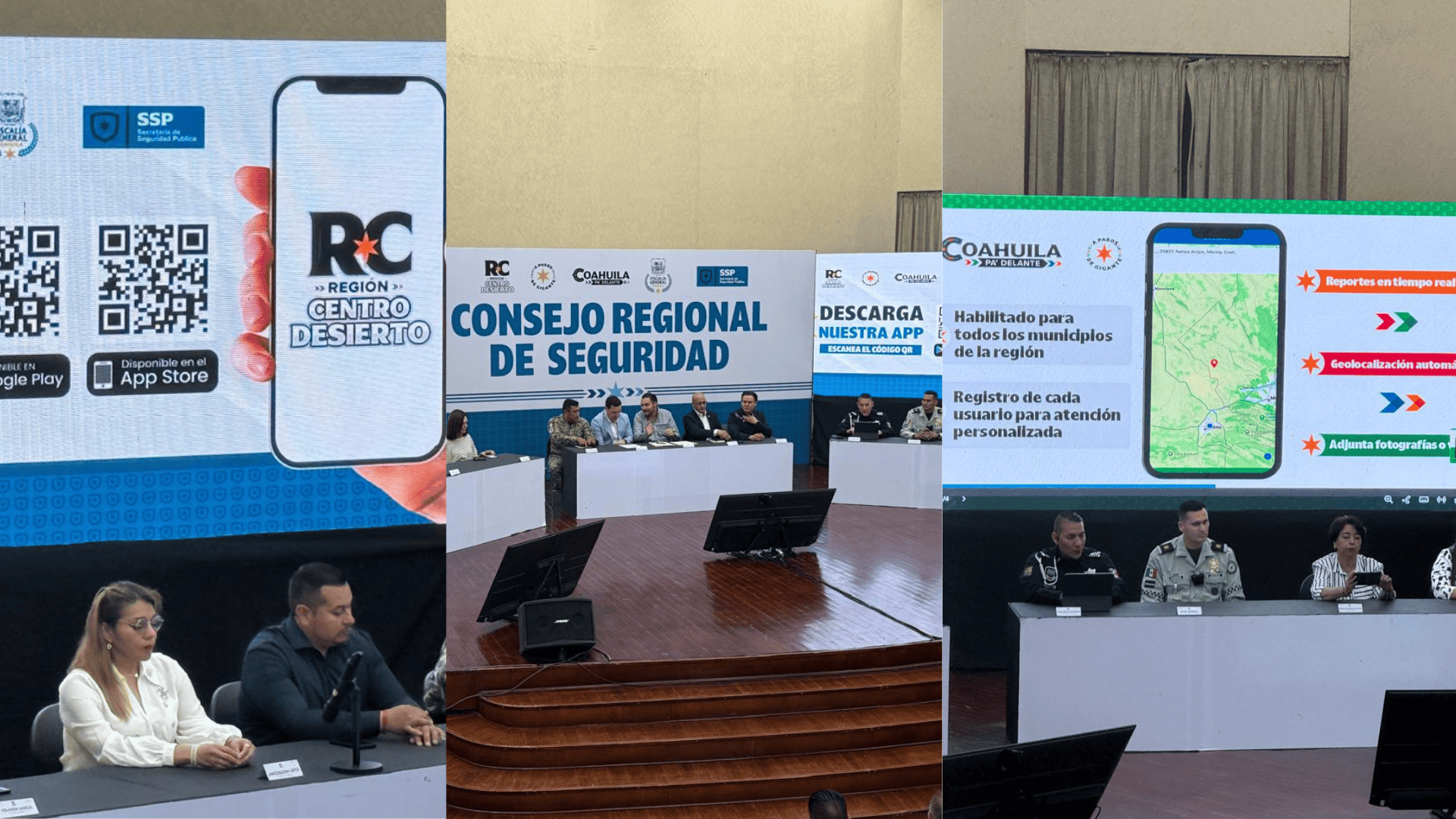 Presentan aplicaci&oacute;n "Coahuila Centro" para reportar emergencias en tiempo real