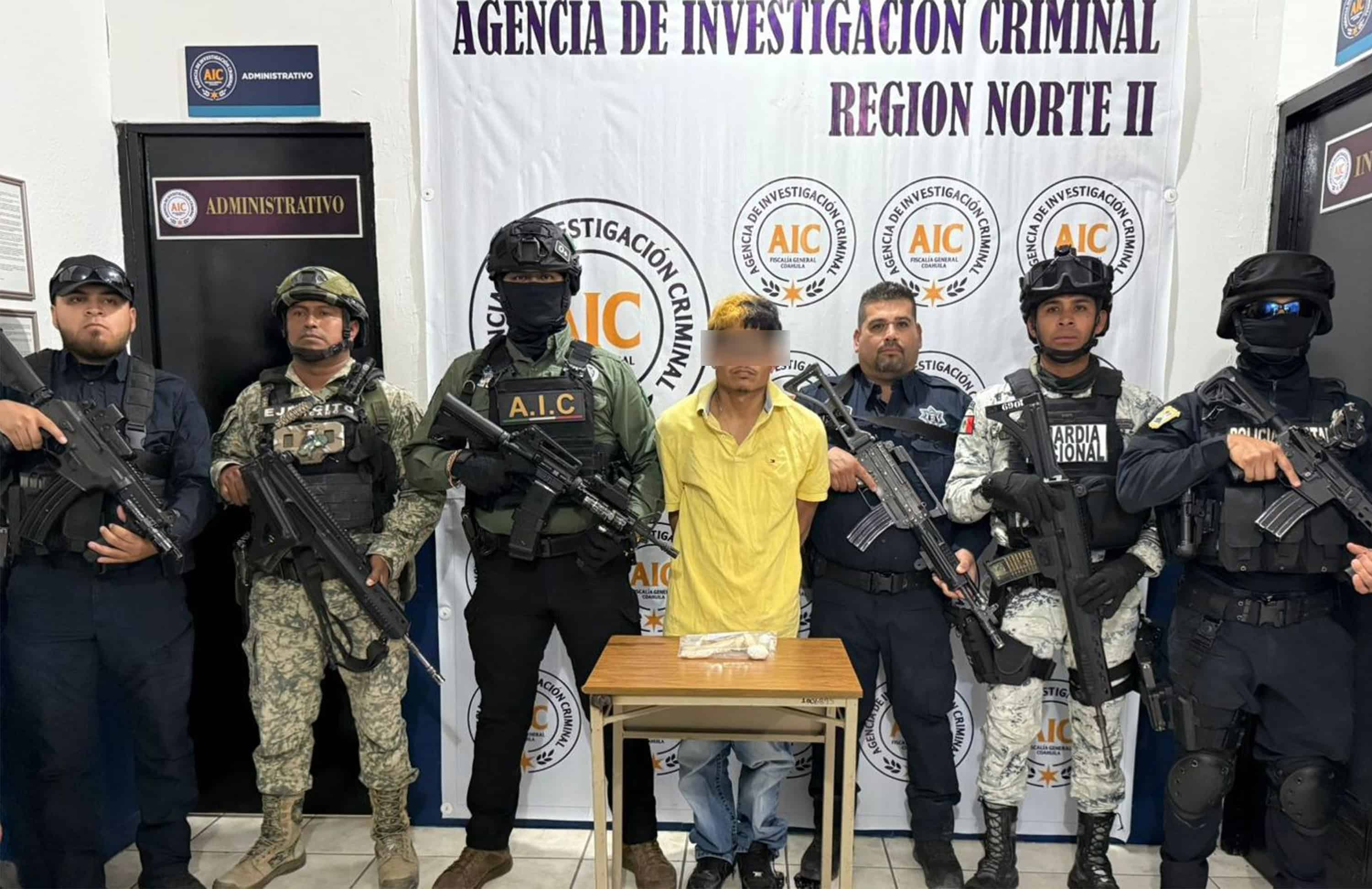 Detienen a hombre por posesi&oacute;n de metanfetamina en Ciudad Acu&ntilde;a